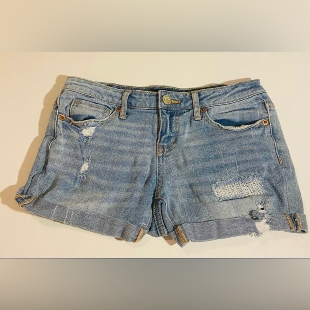 Aeropostale NYC Women’s MIDI Jean Shorts size 0